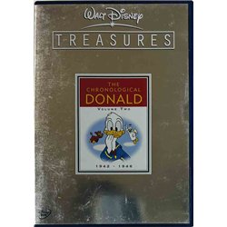 DVD - Diabey Treasures DVD The Chronological Donald vol.2 2DVD  kansi EX- levy VG Käytetty DVD