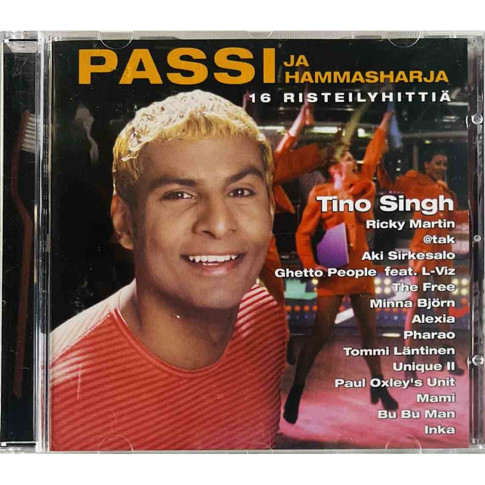 Tino Singh, Mami, Inka, Minna Björn CD Passi ja hammasharja  kansi EX levy EX Käytetty CD