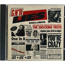 Guns N' Roses CD G N' R Lies  kansi EX levy EX Käytetty CD