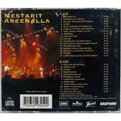 Hector, Kirka, Maijanen, Willberg CD Mestarit Areenalla 2CD  kansi VG+ levy VG+ Käytetty CD