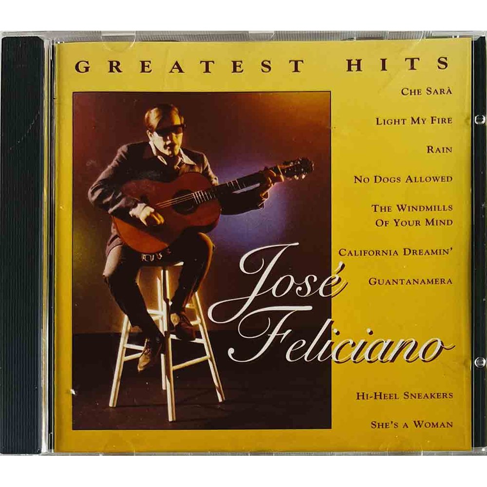 Feliciano Jose CD Greatest hits  kansi EX levy EX Käytetty CD