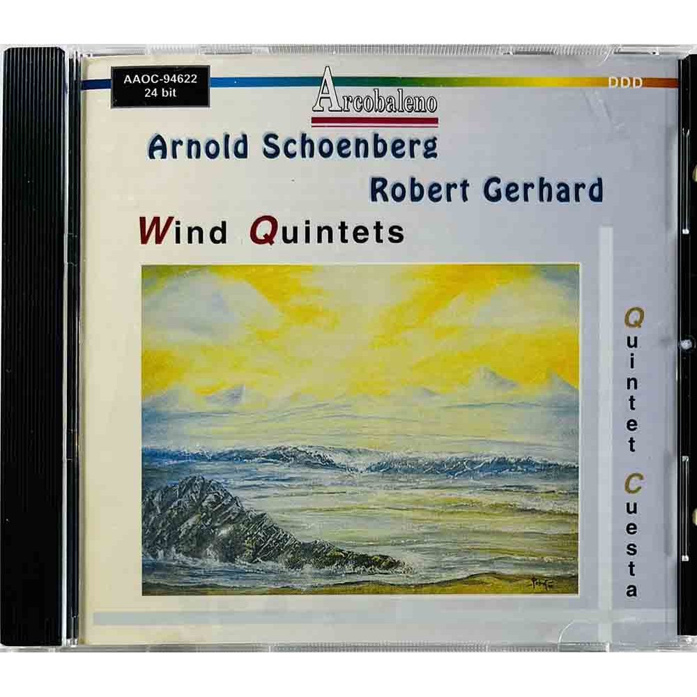 Schönberg Arnold, Robert Gerhard CD Wind Quintets Quintete Cuesta  kansi EX- levy EX- Käytetty CD