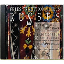 Fêtes traditionnelles russes CD Traditional Russia Folk Songs  kansi EX levy EX Käytetty CD