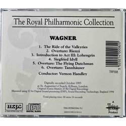 Wagner Richard CD The Royal Philharmonic Collection  kansi EX- levy EX Käytetty CD