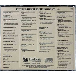 Tchaikovsky Peter  CD Peter Iljitsch Tschaikowsky 1-3 3CD  kansi EX- levy EX- Käytetty CD