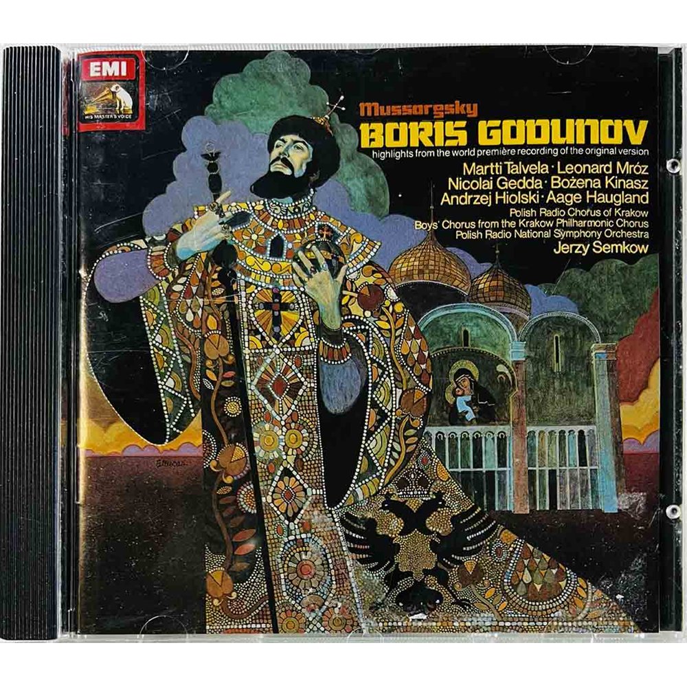 Mussorgsky Modest, Martti Talvela CD Boris Godunov  kansi EX- levy VG+ Käytetty CD