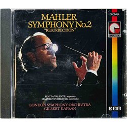 Mahler Gustav, Zubin Mehta CD Symphony No. 2 Resurrection  kansi EX- levy EX Käytetty CD
