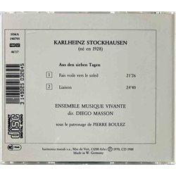 Stockhausen Karlheinz 1988 Aus Den Sieben Tagen Aus Den Sieben Tagen CD Begagnat