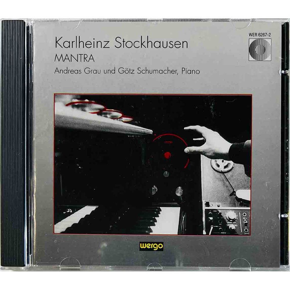 Stockhausen Karlheinz 1995 WER 6267-2 Mantra CD Begagnat