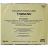 Stockhausen Karlheinz 1986 CDA66115 Stimmung CD Begagnat
