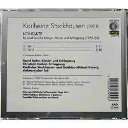 Stockhausen Karlheinz 1964/1992 WER 6009-2 Kontakte CD Begagnat