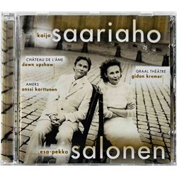 Saariaho Kaija, Esa-Pekka Salonen CD Château De L'Âme / Graal Théâtre / Amers  kansi EX- levy EX Käytetty CD