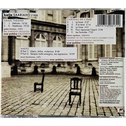 Saariaho Kaija, Esa-Pekka Salonen CD Château De L'Âme / Graal Théâtre / Amers  kansi EX- levy EX Käytetty CD