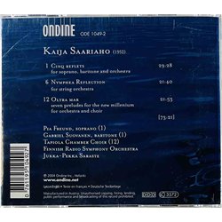Saariaho Kaija CD Cinq Reflets / Nymphea Reflection  kansi EX- levy EX Käytetty CD