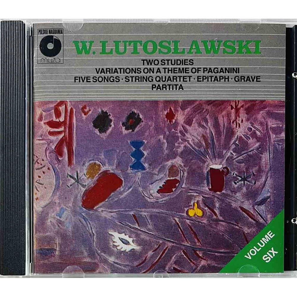 Lutoslawski Witold CD Volume Six: Two Studies  kansi EX- levy EX Käytetty CD