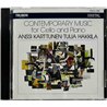 Karttunen Anssi, Tuija Hakala CD Contemporary Music For Cello And Piano  kansi EX- levy EX Käytetty CD