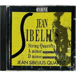 Sibelius Jean, Jean Sibelius Quartet CD String Quartets A minor, D minor  kansi EX levy EX Käytetty CD