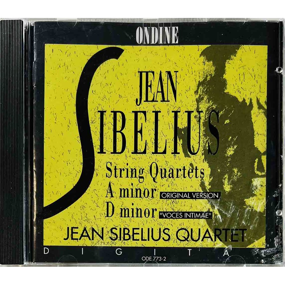 Sibelius Jean, Jean Sibelius Quartet CD String Quartets A minor, D minor  kansi EX levy EX Käytetty CD