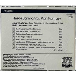 Sarmanto Heikki 1990 FACD 929 Pan Fantasy CD Begagnat