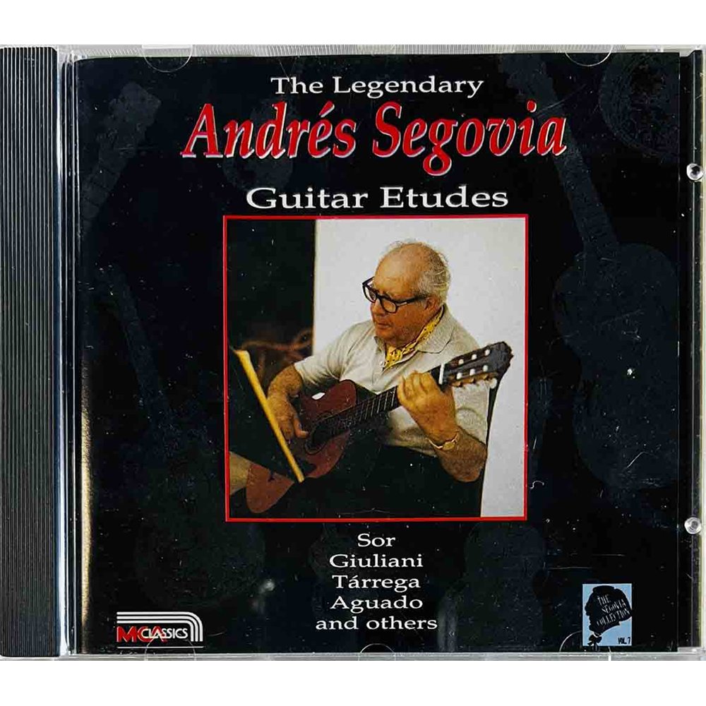 Segovia Andrés CD Segovia Collection, Vol. 7: Guitar Etudes  kansi EX- levy EX Käytetty CD