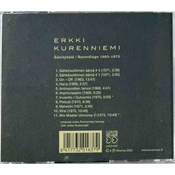 Kurenniemi Erkki 2002 LXCD 637 Äänityksiä / Recordings 1963-1973 CD Begagnat