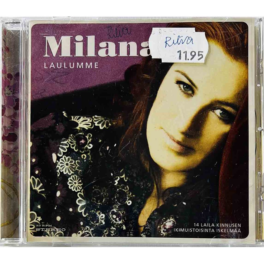 Milana 2008 334 81103 Laulumme, 14 Laila Kinnusen iskelmää CD Begagnat