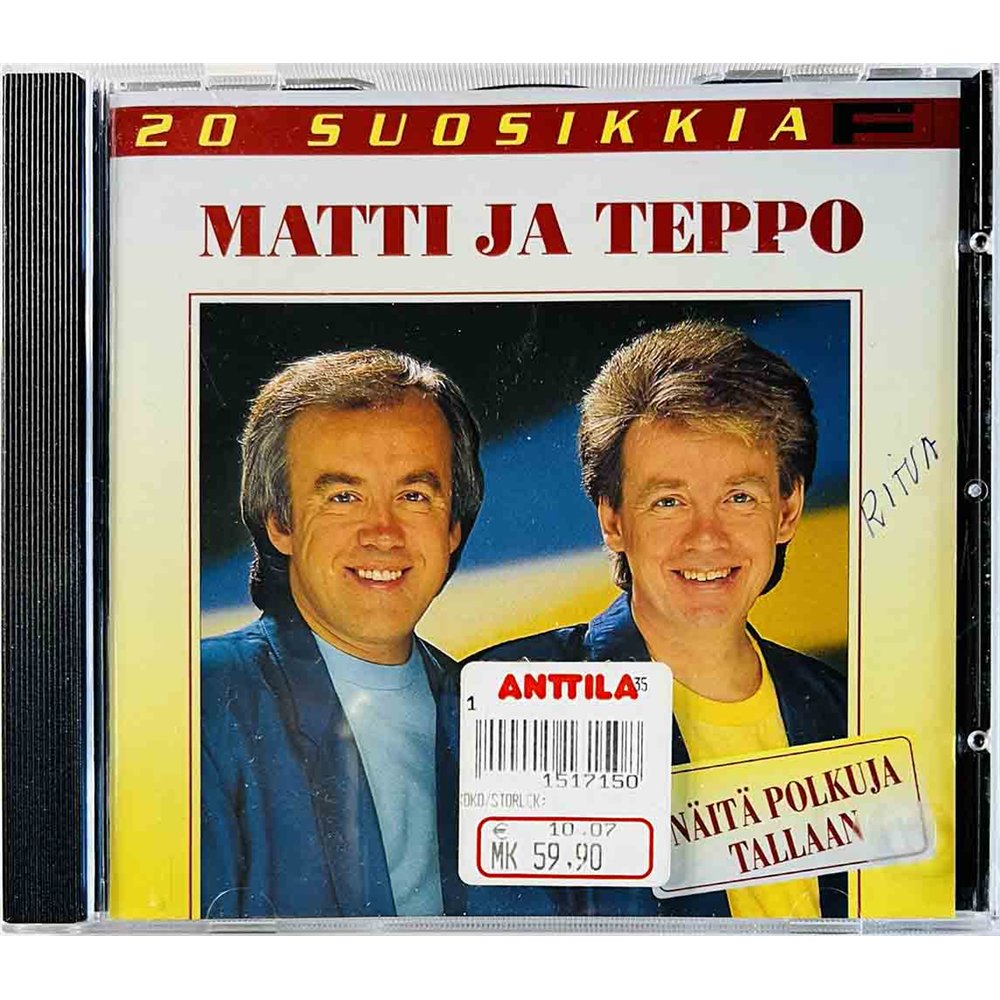 Matti ja Teppo 1996 0630-12397-2 20 Suosikkia - Näitä polkuja tallaan CD Begagnat