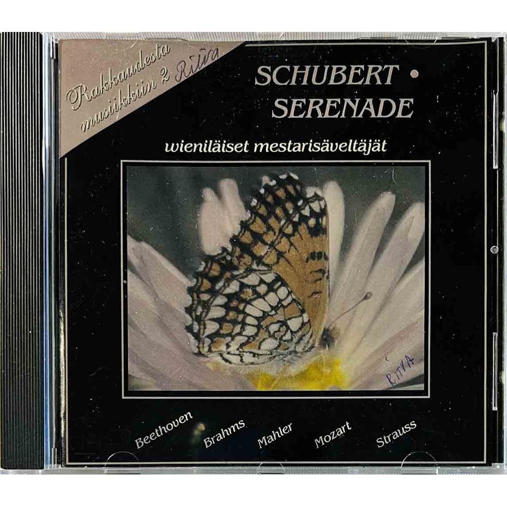 Brahm, Mahler, Mozart, Strauss CD Schubert Serenade wieniläiset mestarisäveltäjät  kansi EX- levy EX- Käytetty CD