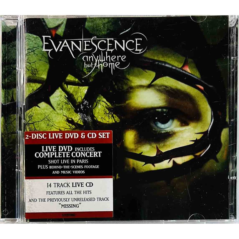Evanescene 2004 WIN 519207 3 Anywhere But Home CD + DVD CD Begagnat