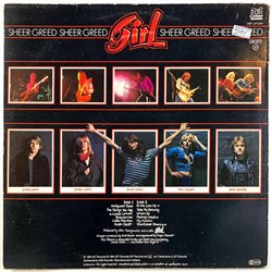 Girl 1980 JET LP 224 Sheer Greed Used LP