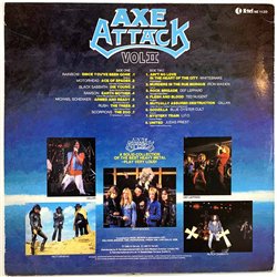 Nugent, Maiden, Motörhead, Samson ym. 1981 NE 1120 Axe Attack vol.II Used LP