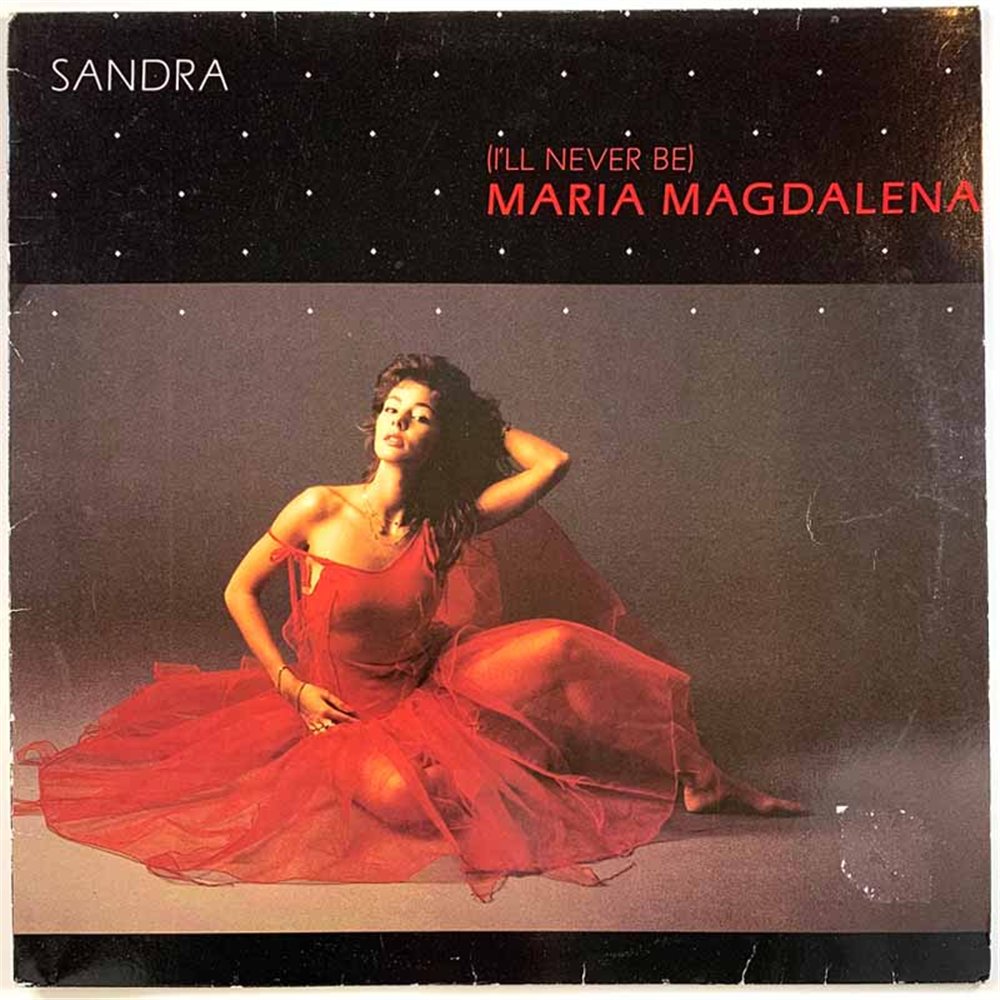 Sandra vinyl LP Maria Magdalena 12-inch maxi  kansi VG+ levy EX Käytetty LP