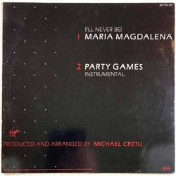 Sandra vinyl LP Maria Magdalena 12-inch maxi  kansi VG+ levy EX Käytetty LP