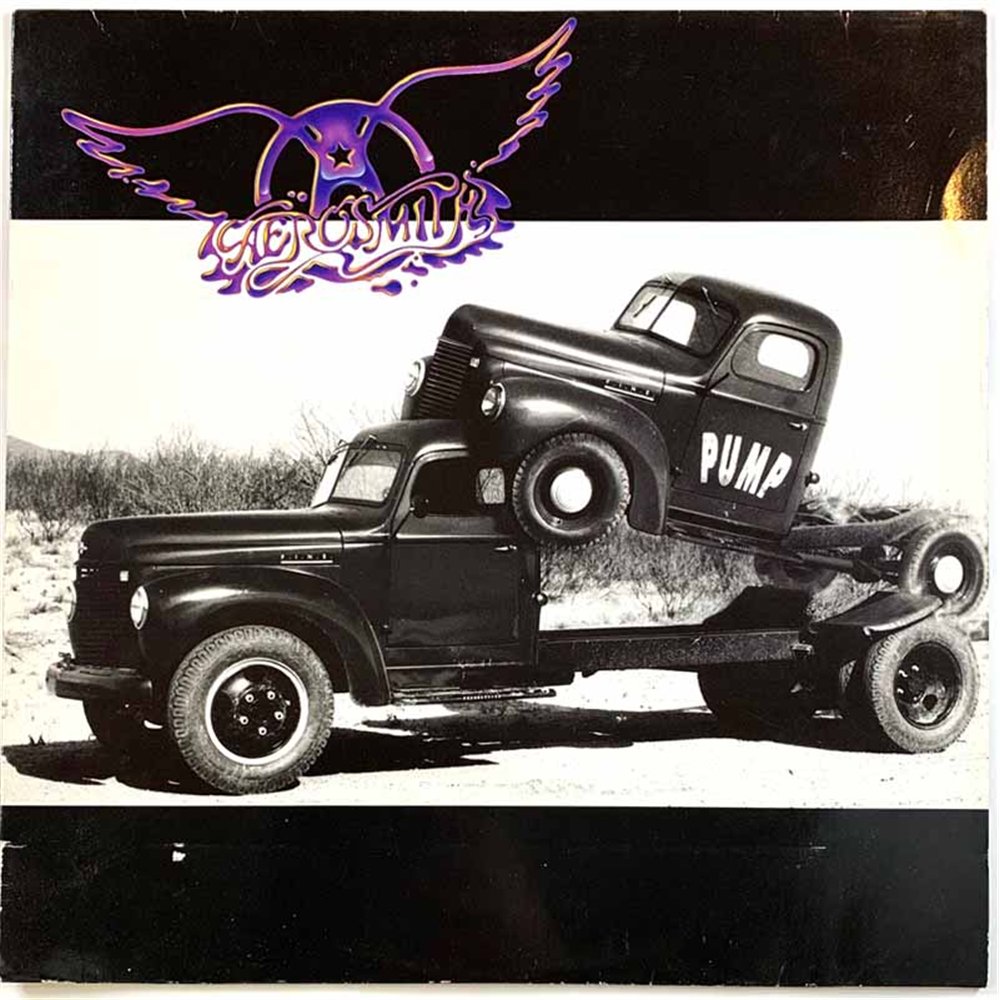 Aerosmith vinyl LP Pump  kansi VG+ levy EX Käytetty LP