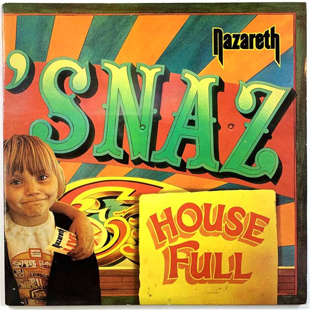 Nazareth 1981 NEL 102 Snaz House Full 2LP Used LP