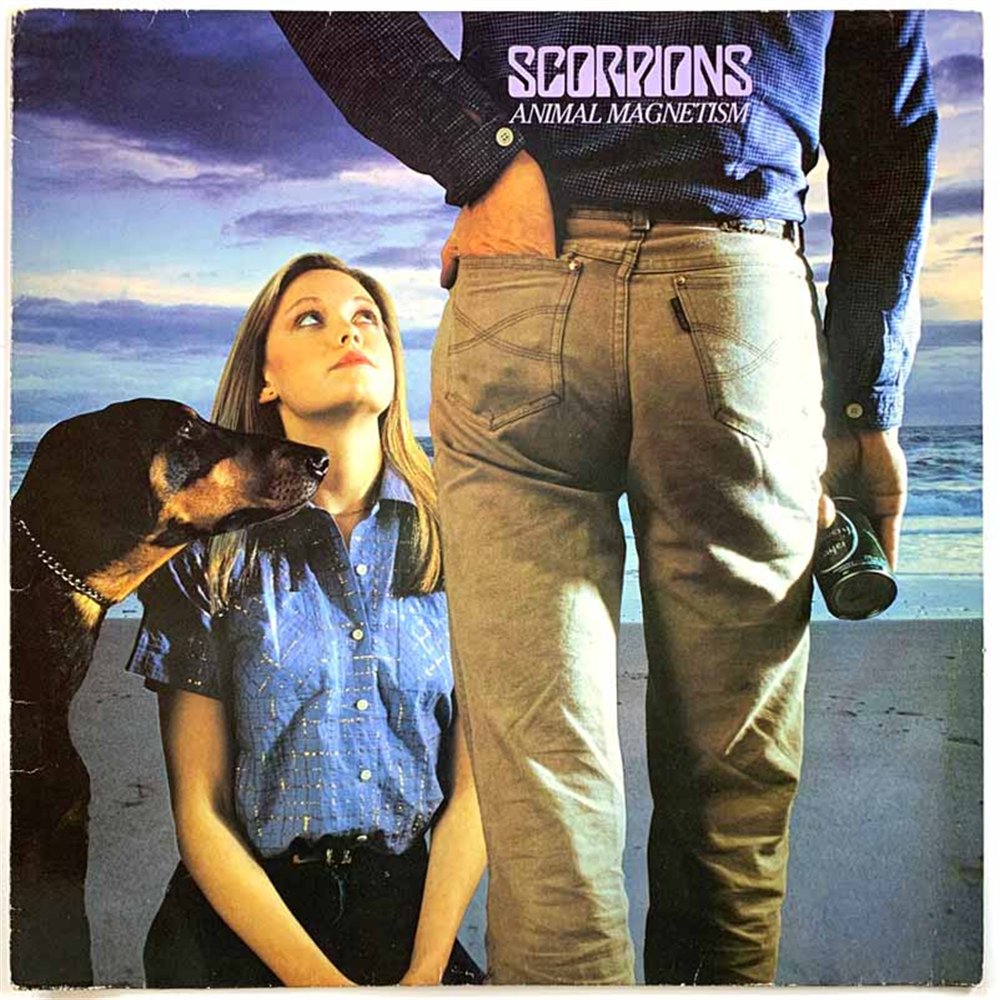 Scorpions vinyl LP Animal Magnetism  kansi VG levy EX- Käytetty LP