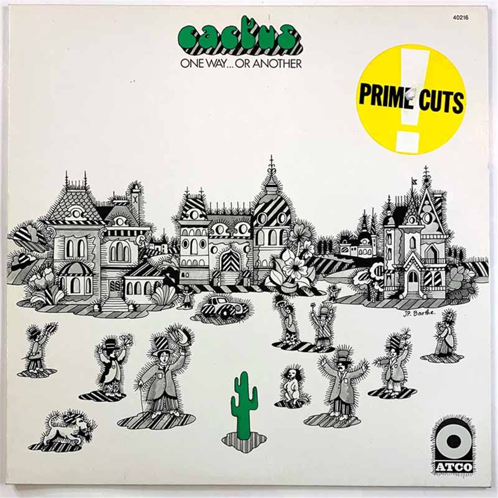 Cactus vinyl LP One way...or another  kansi EX levy EX Käytetty LP