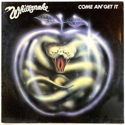 Whitesnake vinyl LP Come an’ get it  kansi VG+ levy EX Käytetty LP