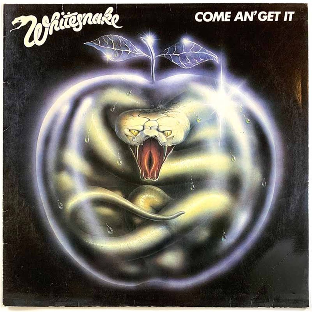 Whitesnake vinyl LP Come an’ get it  kansi VG+ levy EX Käytetty LP