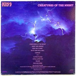 Kiss 1982 NBLP 7270 Creatures of the Night Used LP