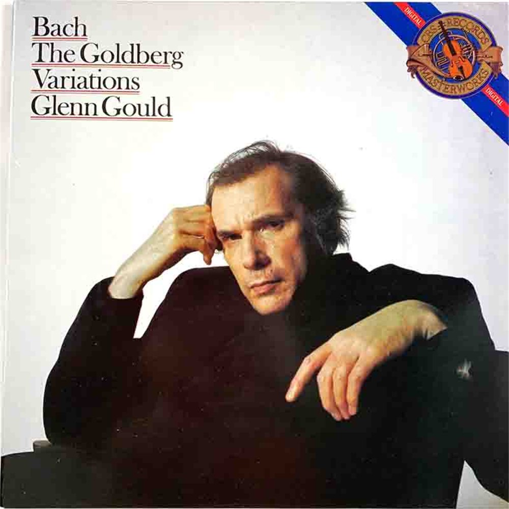 Bach- Glenn Gould vinyl LP The Goldberg Variations  kansi EX levy EX Käytetty LP