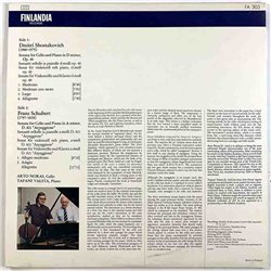 Dmitri Shostakovich - Arto Noras vinyl LP Sonata for Cello and Piano  kansi EX levy EX Käytetty LP