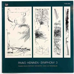 Heininen Paavo vinyl LP Symphony 3  kansi EX levy EX Käytetty LP