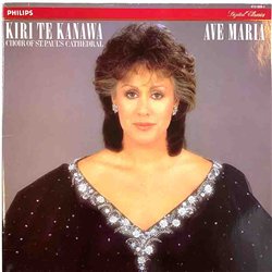 Kiri Te Kanawa vinyl LP Ave Maria  kansi EX levy EX Käytetty LP