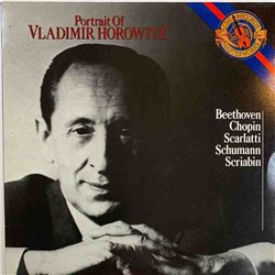 Horowitz Vladimir vinyl LP Portrait Of Vladimir Horowitz  kansi EX levy EX Käytetty LP