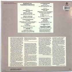 Horowitz Vladimir vinyl LP Portrait Of Vladimir Horowitz  kansi EX levy EX Käytetty LP