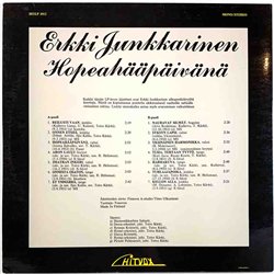 Junkkarinen Erkki 1977 HITLP 1012 Hopeahääpäivänä Used LP