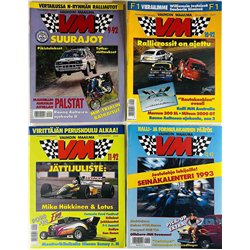 Vauhdin Maailma vuosikerta 1992 1992 1 - 12, 12 numeroa aikakauslehti