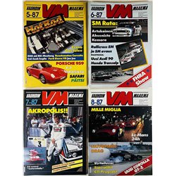 Vauhdin Maailma vuosikerta 1987 1987 1 - 12, 12 numeroa aikakauslehti