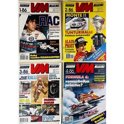 Vauhdin Maailma vuosikerta 1986 1986 1 - 12, 12 numeroa aikakauslehti